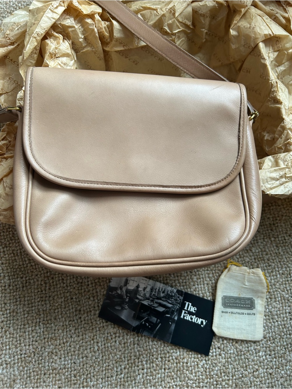 Vintage Coach Crossbody Lightweights 80s Tailored Collection - Picture 2 of 15